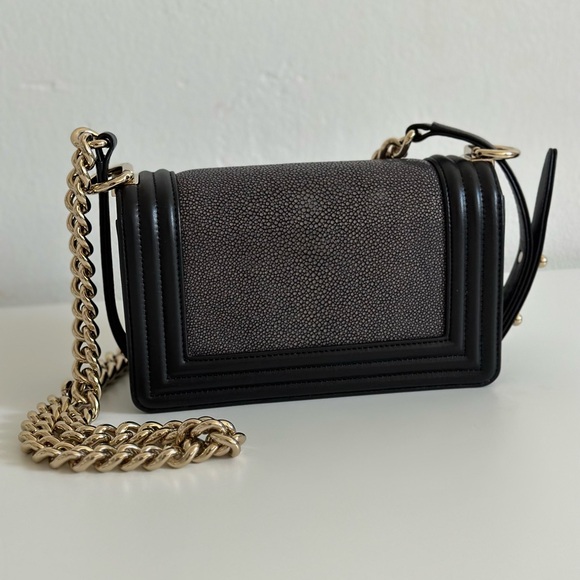Chanel - Small Boy Bag - Stingray - Picture 5 of 8